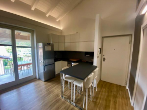 Modern apartment with terrace and mezzanine floor